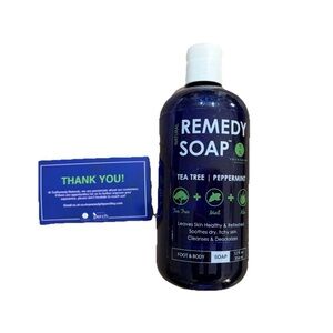 Truremedy Naturals Remedy Tea Tree Oil Body Soap - Body Wash 12 oz NEW